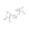 925 sterling silver kangaroo stud earrings