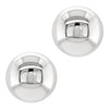 925 sterling silver half sphere stud earrings