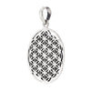 925 sterling silver flower of life pendant