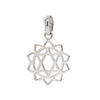 925 sterling silver heart chakra hook pendant